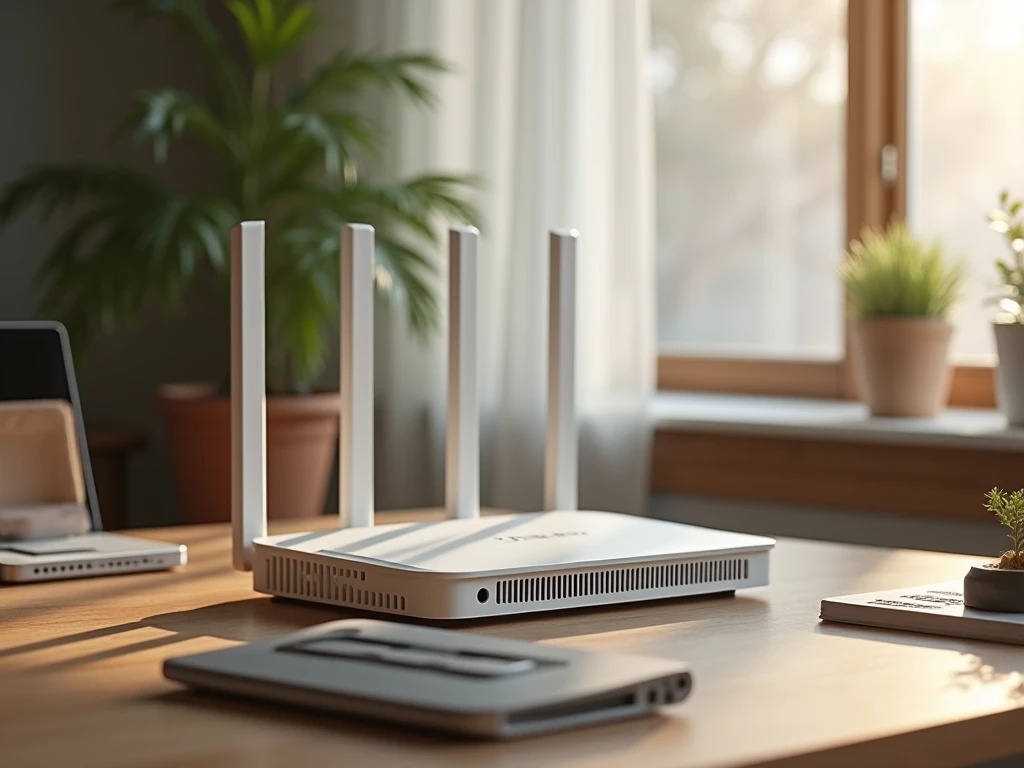 Home network package with wireless router